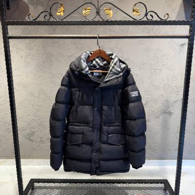 Burberry Siyah Logo Detay Şişme Mont