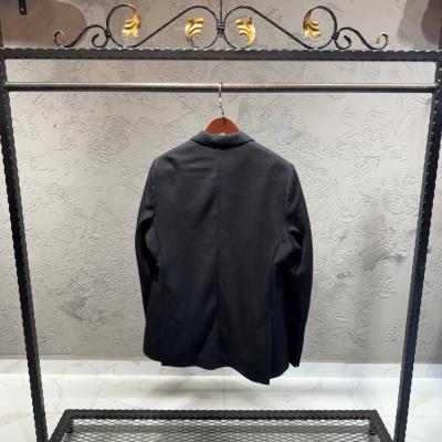Prada Kruvaze Logo Detaylı Ceket Kaban