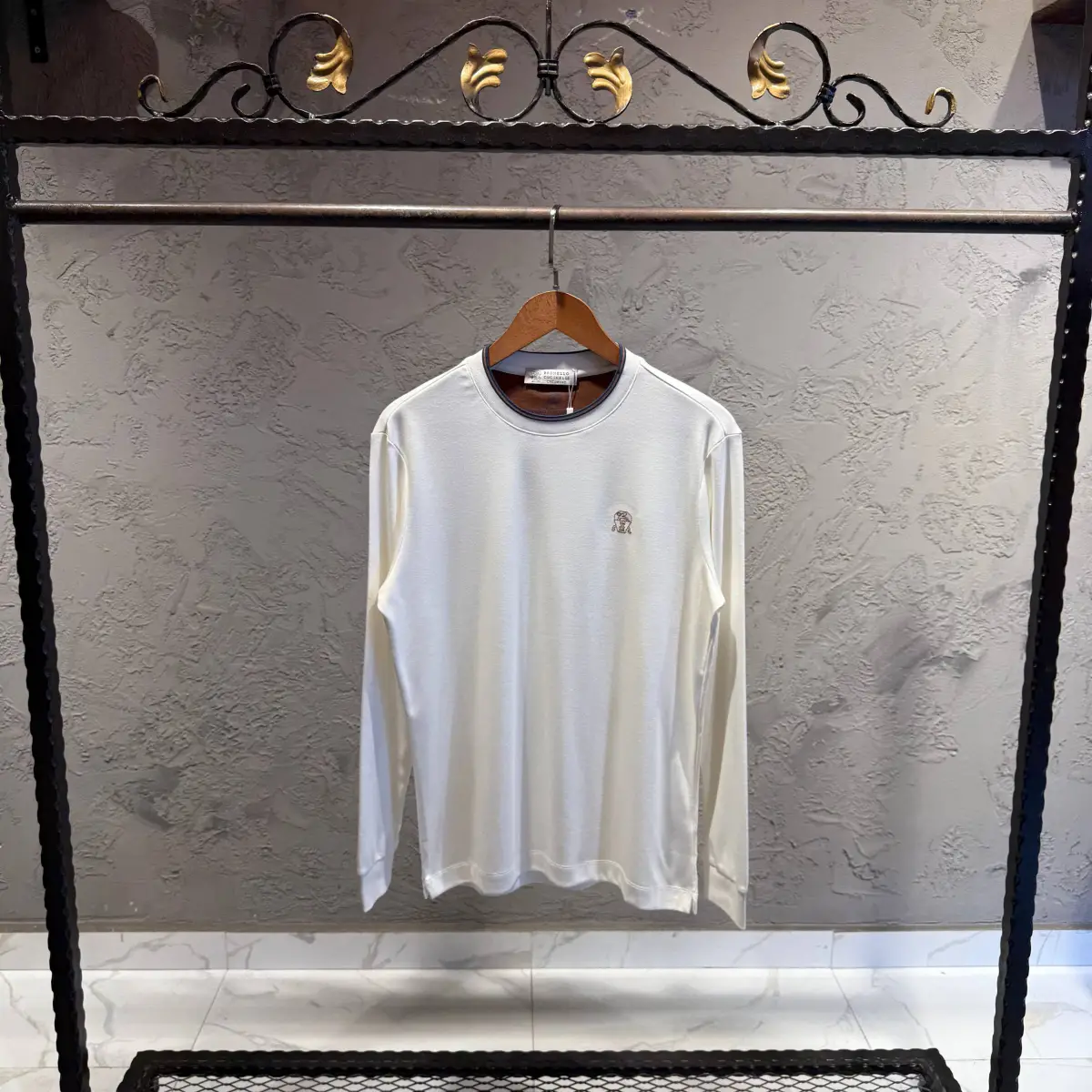 Brunello Cucinelli Beyaz İthal Uzun Kol