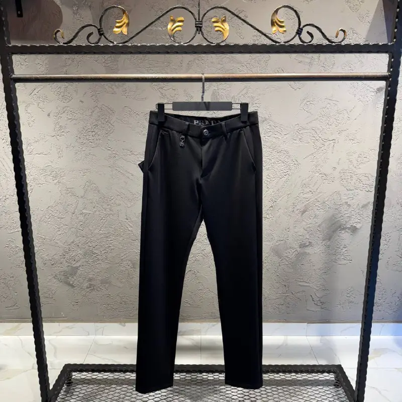Prada Siyah İthal Kalın Jogger Pantolon