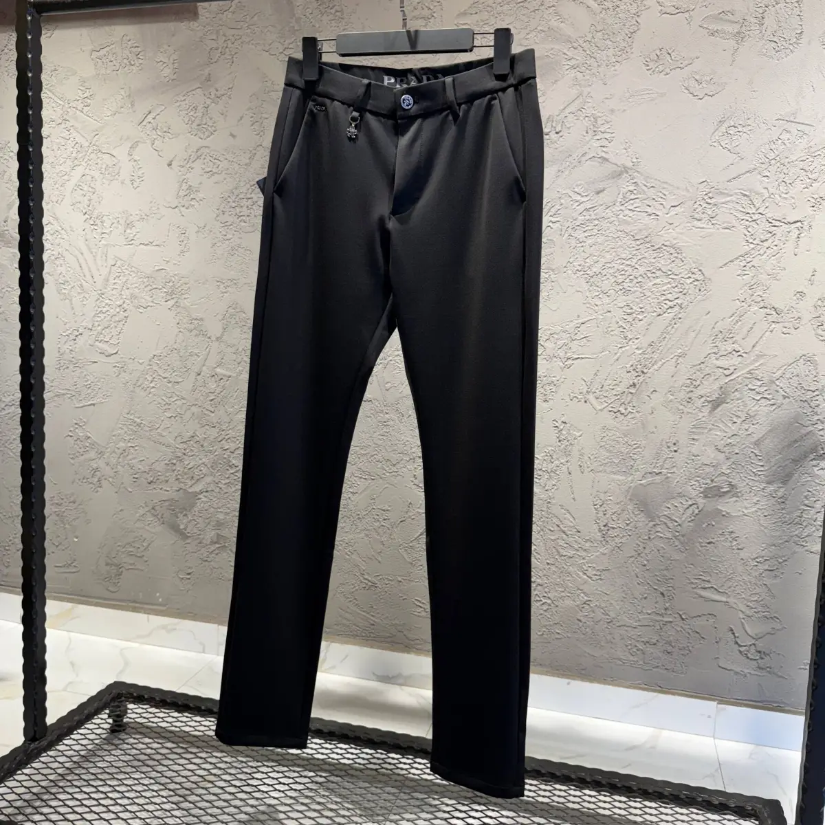 Prada Siyah İthal Kalın Jogger Pantolon