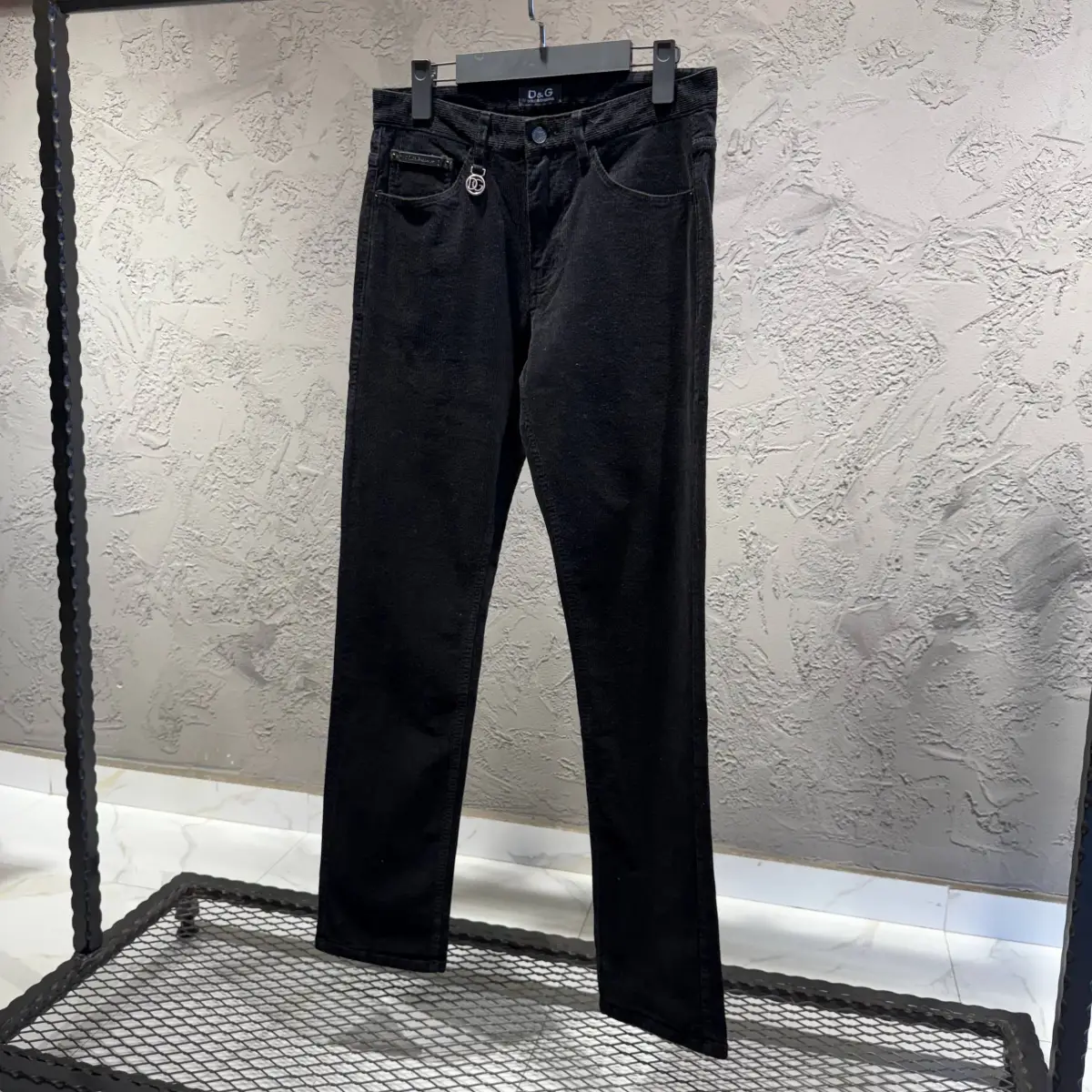 Dolce Gabbana Siyah Kadife Jogger