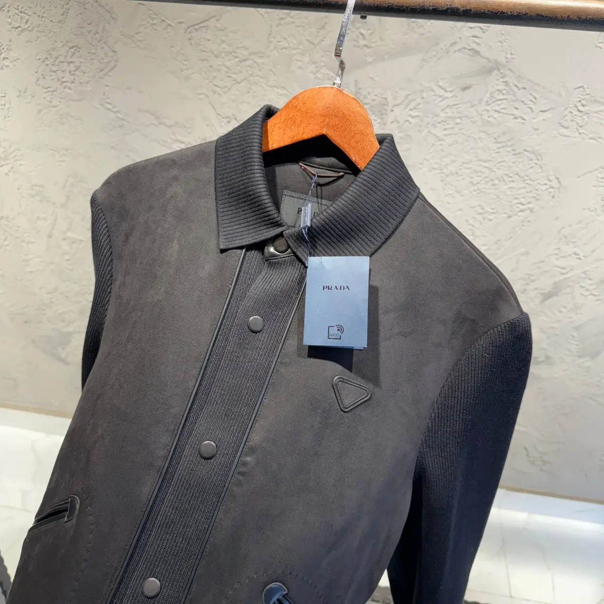 Prada Siyah İthal Çelik Örme