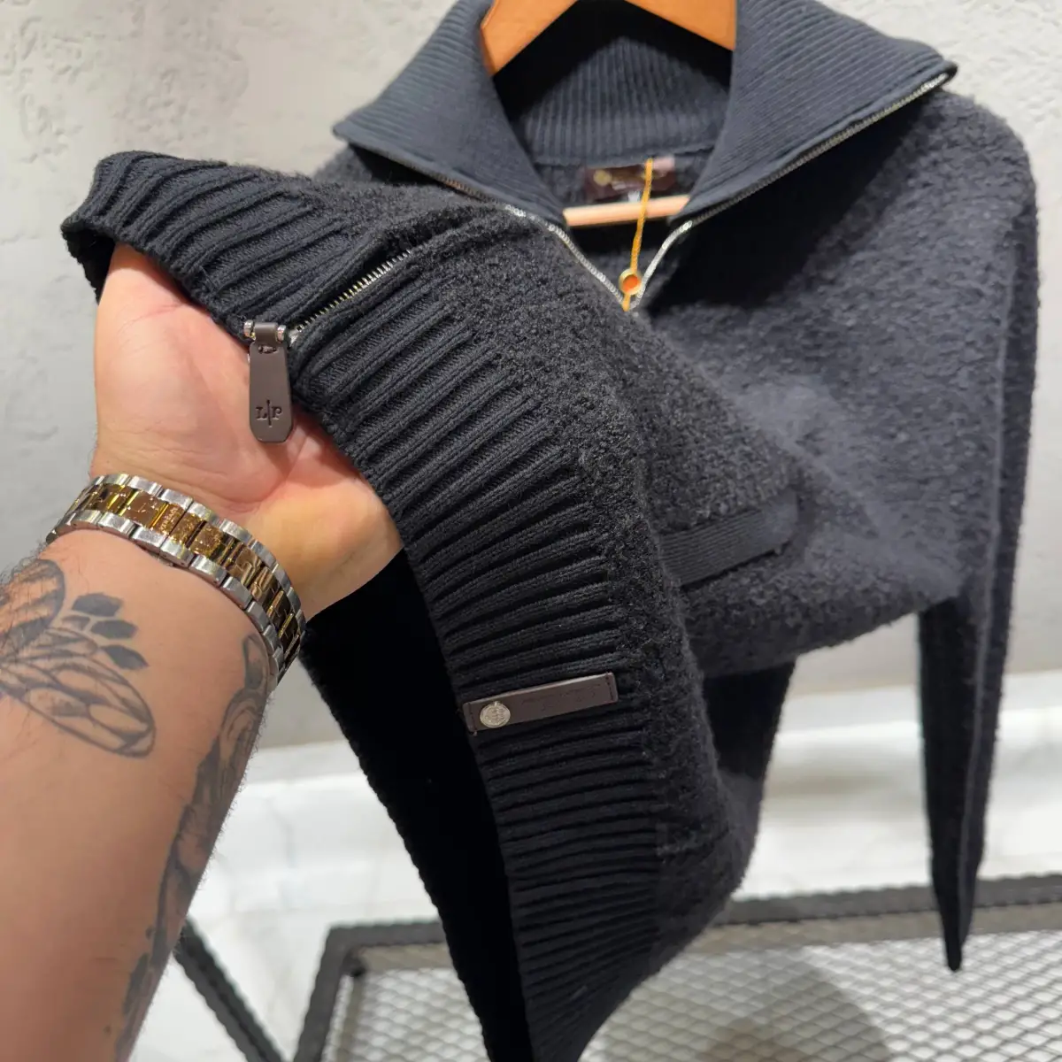 Loro Piana Siyah Yün Hırka