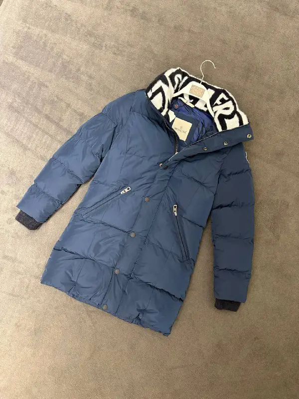 Moncler Mavi Şişme Mont