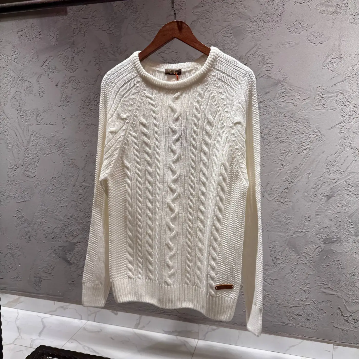 LORO PIANA Örme Beyaz Kazak