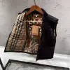 BURBERRY Desenli Siyah Yelek