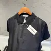 Ferragamo Keten Polo Yaka Tişört