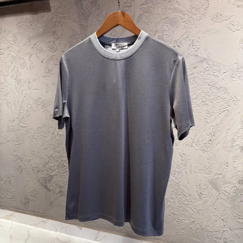 Brunello Cucinelli Yaka Detay Tişört