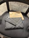 Burberry Deri Ekose Desenli Clutch