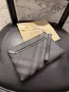 Burberry Deri Ekose Desenli Clutch