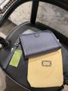 Gucci Lacivert Deri Clutch