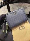 Gucci Lacivert Deri Clutch