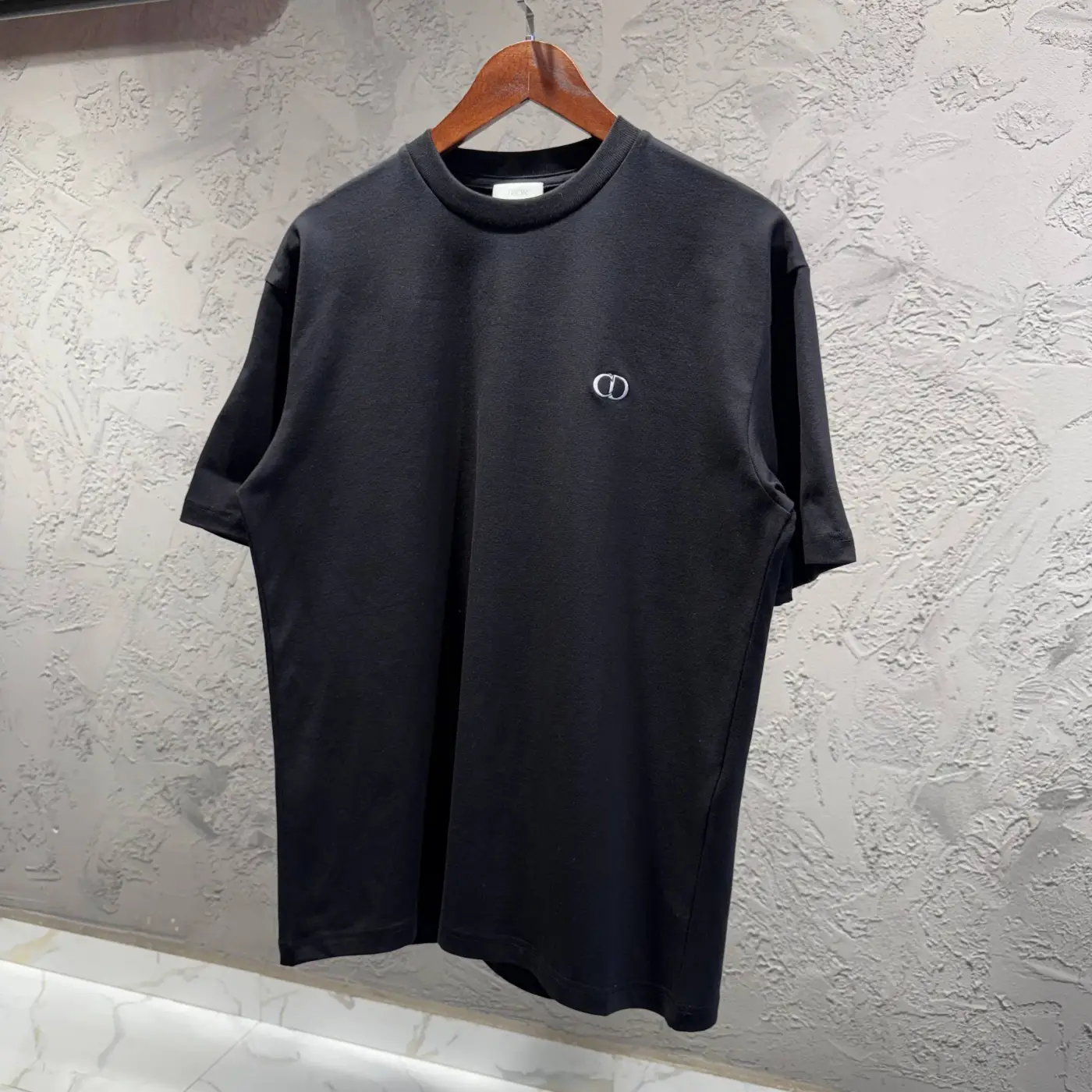 Christian Dior Siyah Nakış Logo Tişört