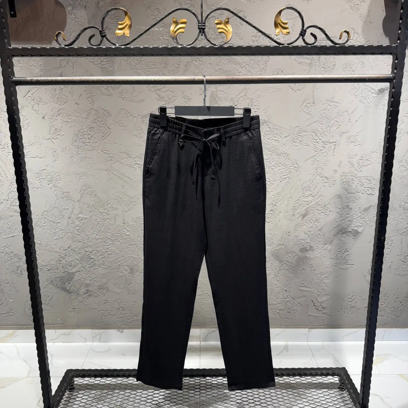 PRADA Siyah Keten Jogger