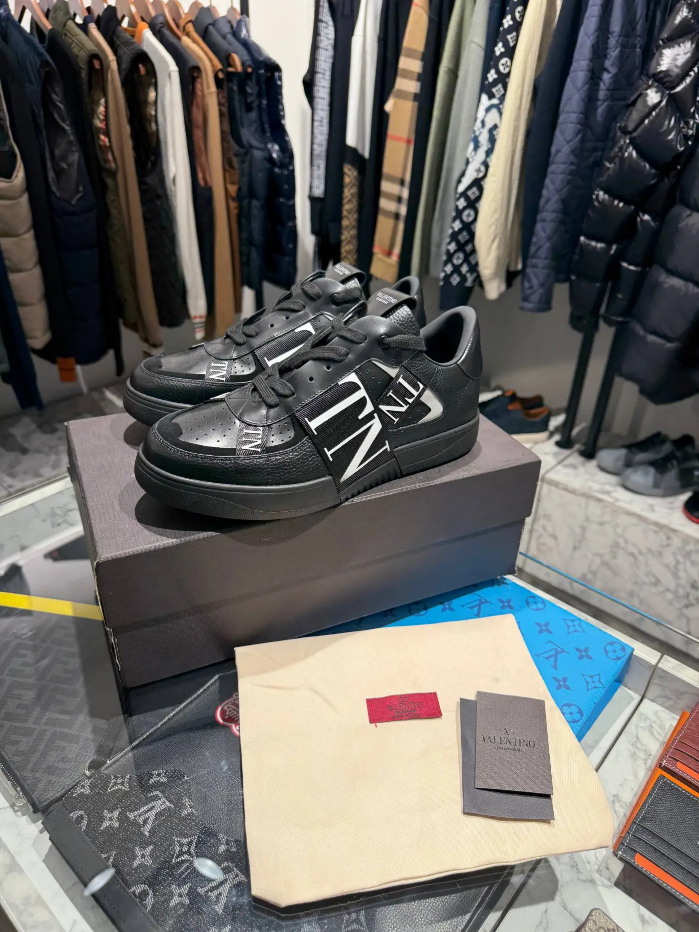 Valentino Siyah Ayakkabı