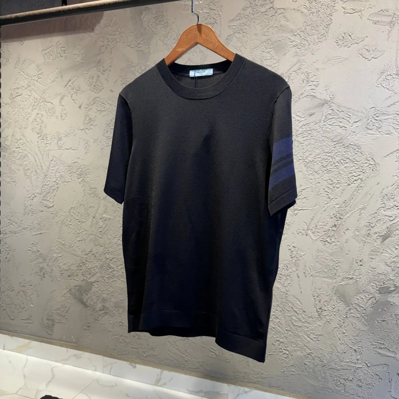 Prada Siyah Triko Tişört