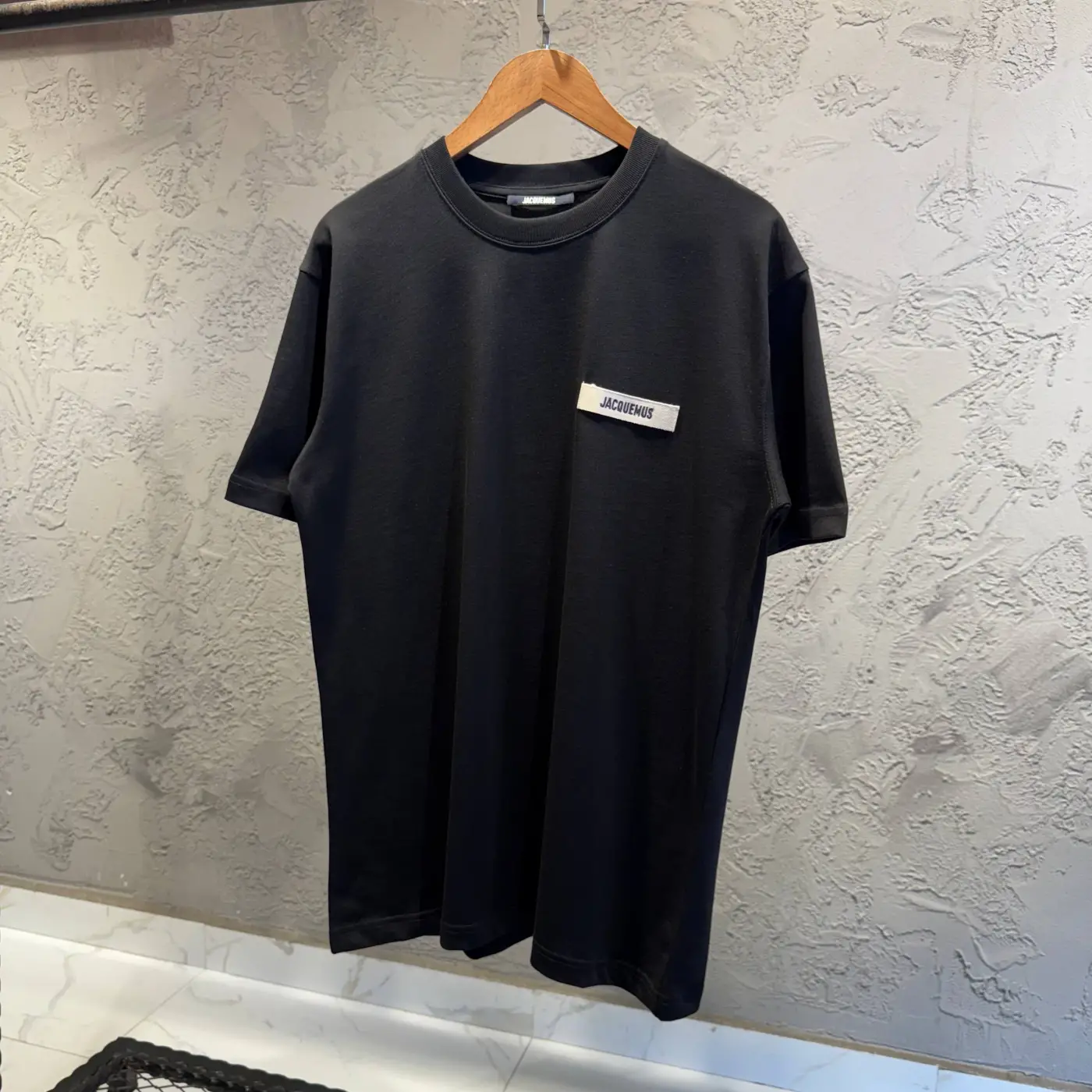 Jacquemus Siyah Logo Detaylı Tişört