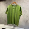 Prada Yeşil Orta Logo Tişört