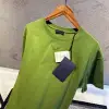 Prada Yeşil Orta Logo Tişört
