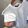 Loro Piana Beyaz Nakış Logo Detay Tişört
