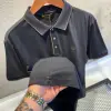 Loro Piana Siyah Nakış Logo Kol Detay Polo Tişört