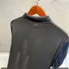 Loro Piana Siyah Nakış Logo Kol Detay Polo Tişört