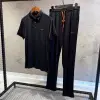 Zegna Siyah Yazlık Eşofman Takımı