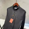 Loro Piana Siyah Keten Gömlek