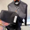 Loro Piana Siyah Keten Gömlek