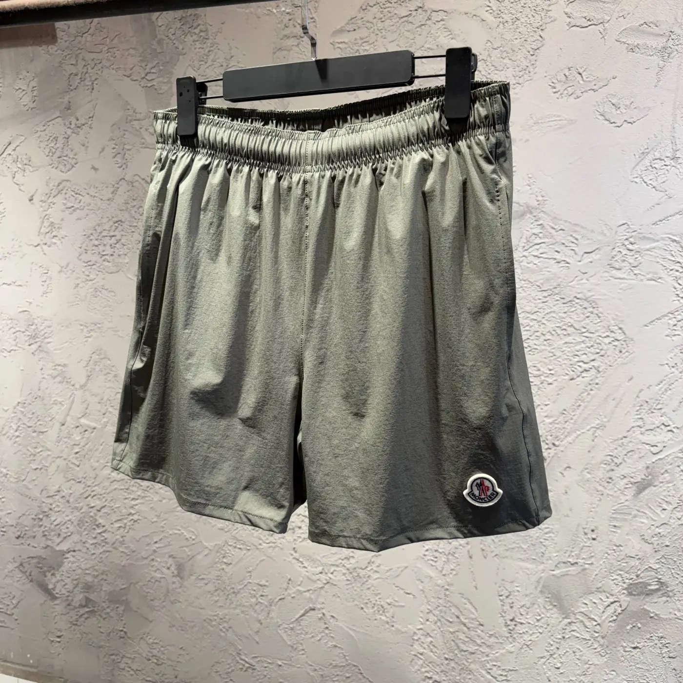 Moncler Haki Likralı Deniz Şortu