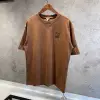 Loewe Kahverengi Logo Detay Tişört