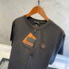 Zegna Siyah Logo ve Omuz Detay Tişört
