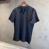 Loro Piana Gri Buruşuk Kumaş Detay Polo Tişört