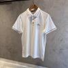 Loro Piana Lacivert Logo ve Şerit Detaylı Polo Tişört