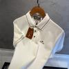 Loro Piana Lacivert Logo ve Şerit Detaylı Polo Tişört
