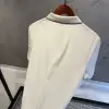Loro Piana Keten Logo Detay Polo Tişört