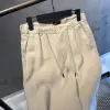 Loro Piana Krem Keten Geniş Jogger