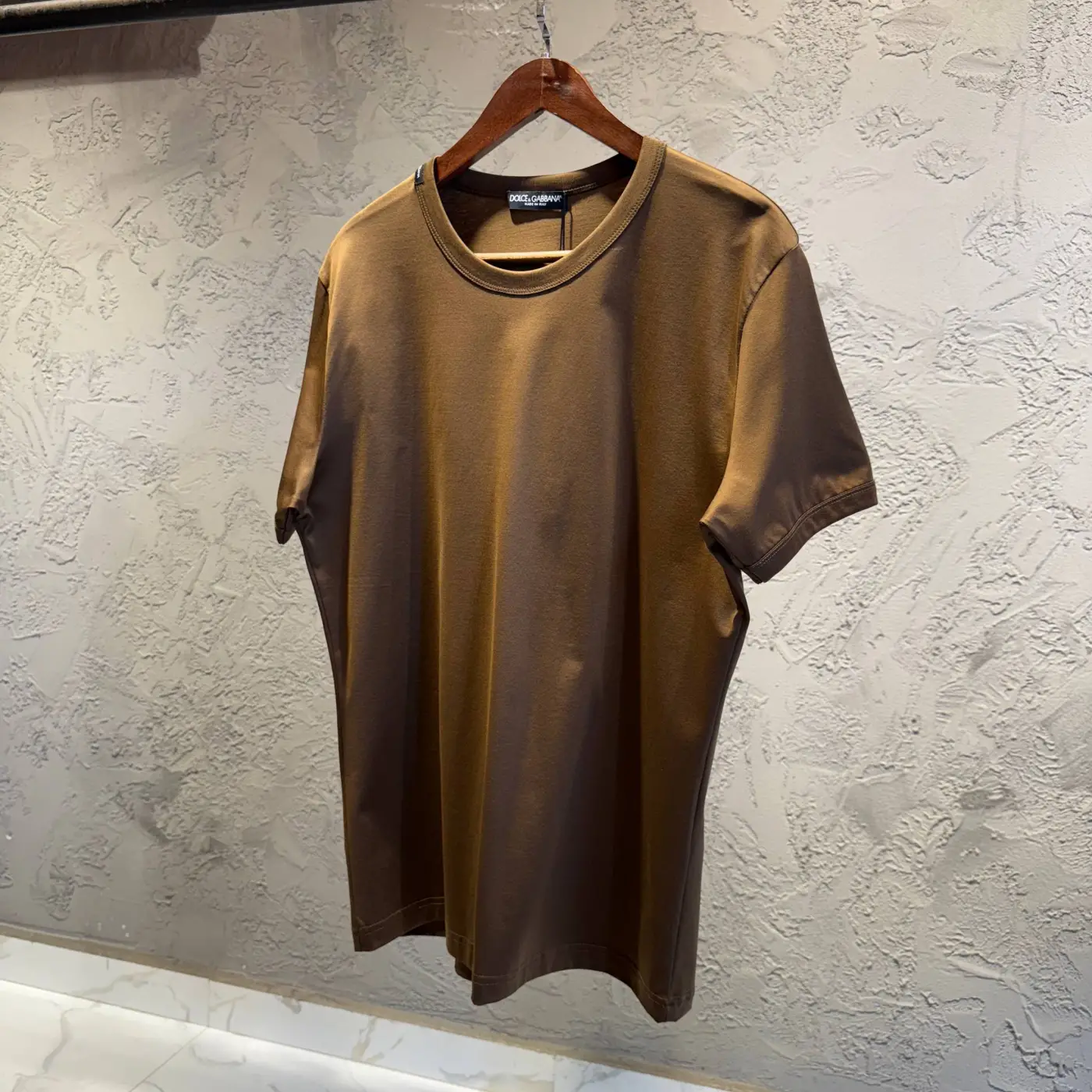 Dolce Gabbana Kahverengi Basic Tişört