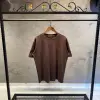 Loro Piana Kahverengi Yazı Detay Tişört