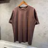 Loro Piana Kahverengi Yazı Detay Tişört