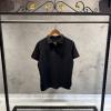 Zegna Keten Siyah Polo Yaka Tişört