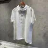 Loro Piana Keten Beyaz Polo Yaka