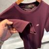 Etro Bordo Logo Detay Tişört