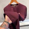 Etro Bordo Logo Detay Tişört