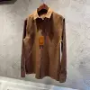 Loro Piana Kahverengi Keten Gömlek