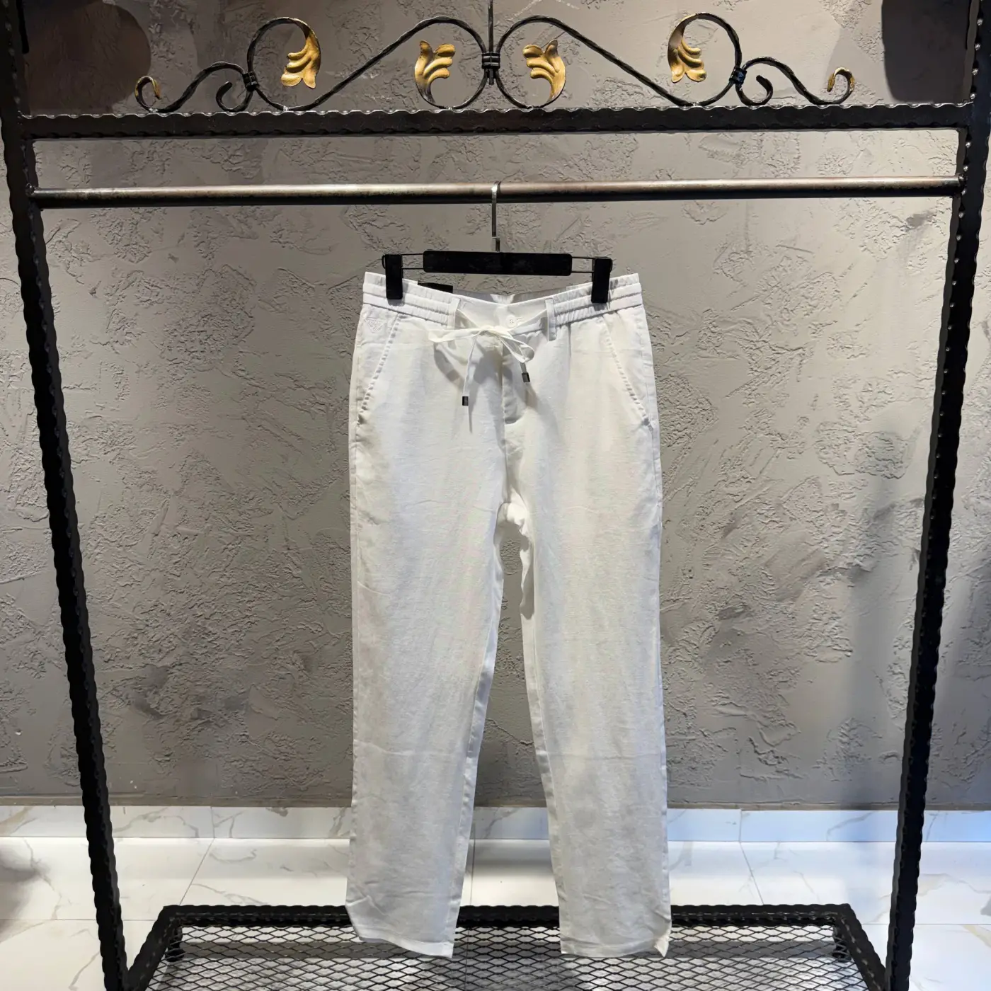 Prada Beyaz Keten Jogger