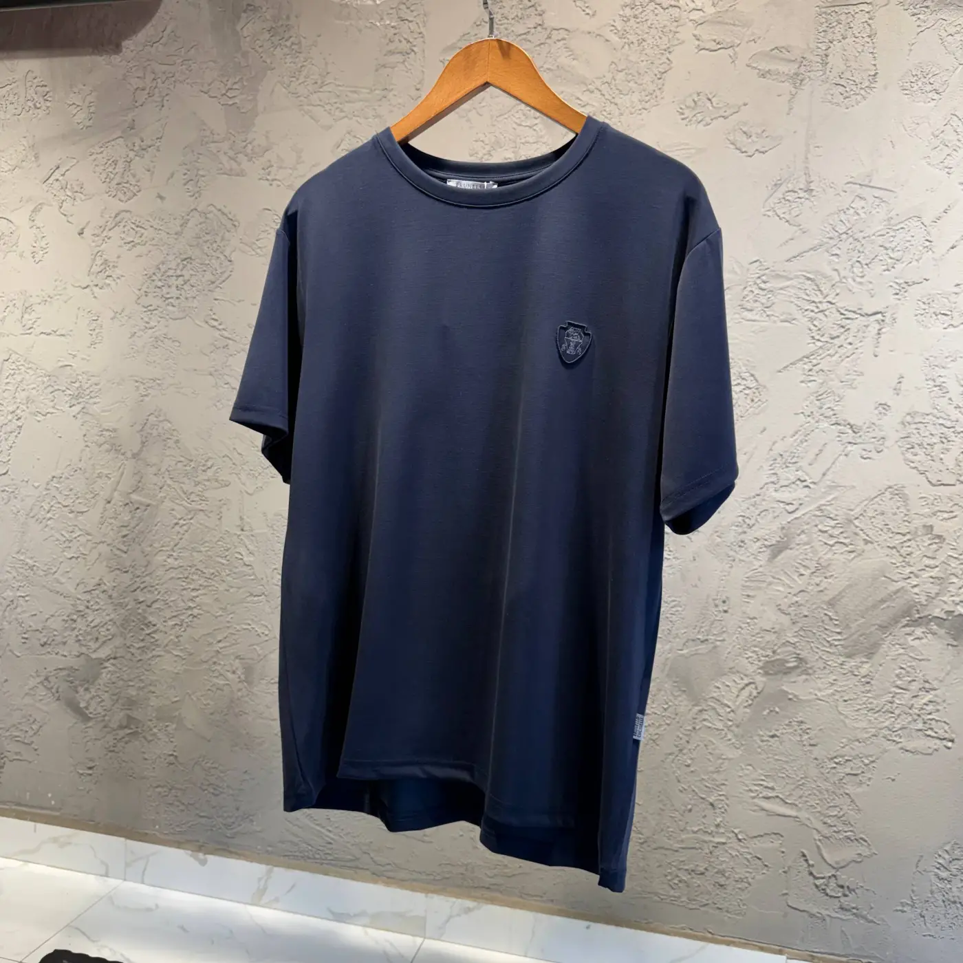 Brunello Cucinelli Logo Detay Lacivert Tişört